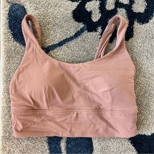 lululemon align bra c/d cup in twilight rose  - size 8